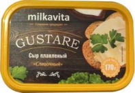 Сыр плавленный пастообразный "Сливочный" массовой долей жира в сухом вечестве 40% "Milkavita" 40%, 170 г